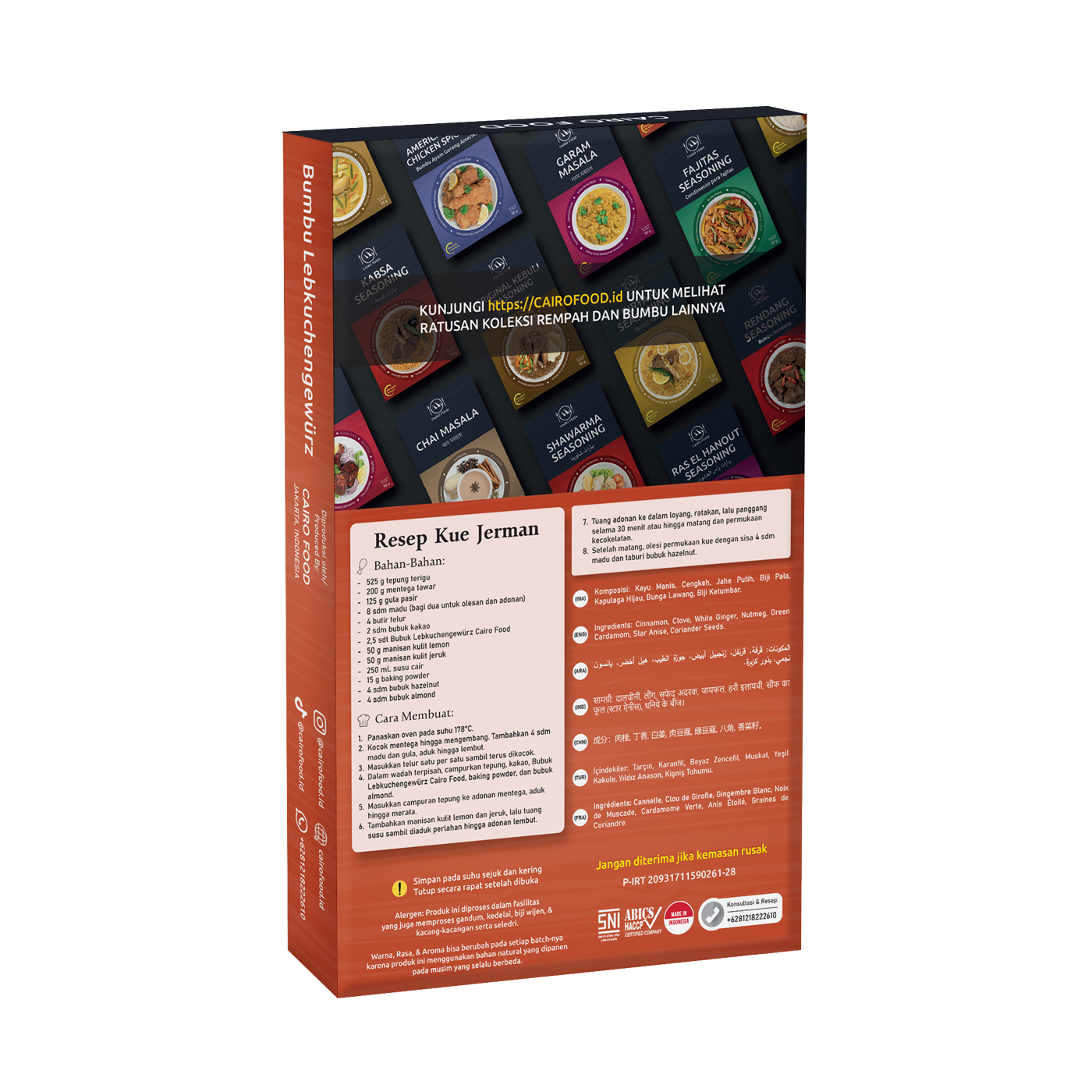 Lebkuchengewürz (Bumbu Lebkuchengewürz)