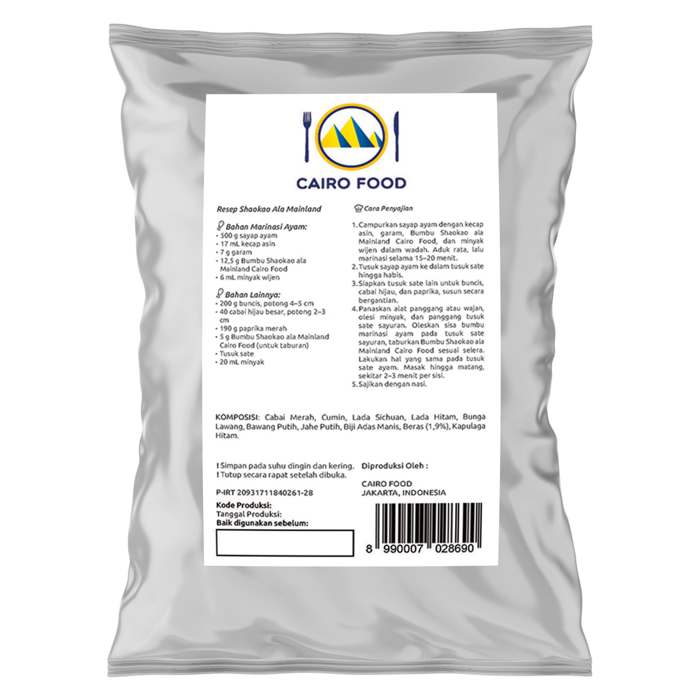 Mainland Style Shaokao Seasoning (Bumbu Shaokao ala Mainland)