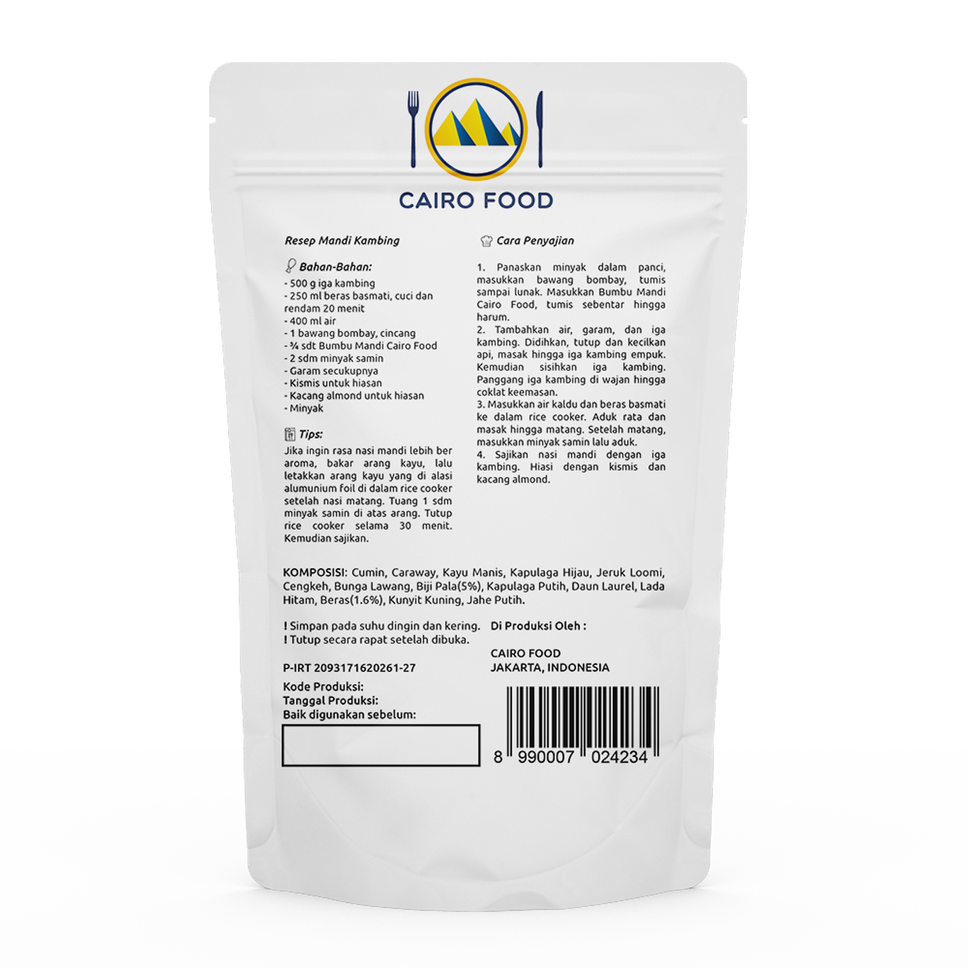 Mandi Seasoning (Bumbu Mandi)