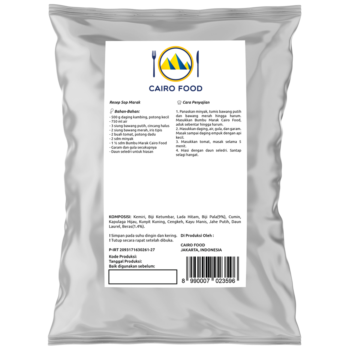 Marak Soup Seasoning (Bumbu Sop Marak)