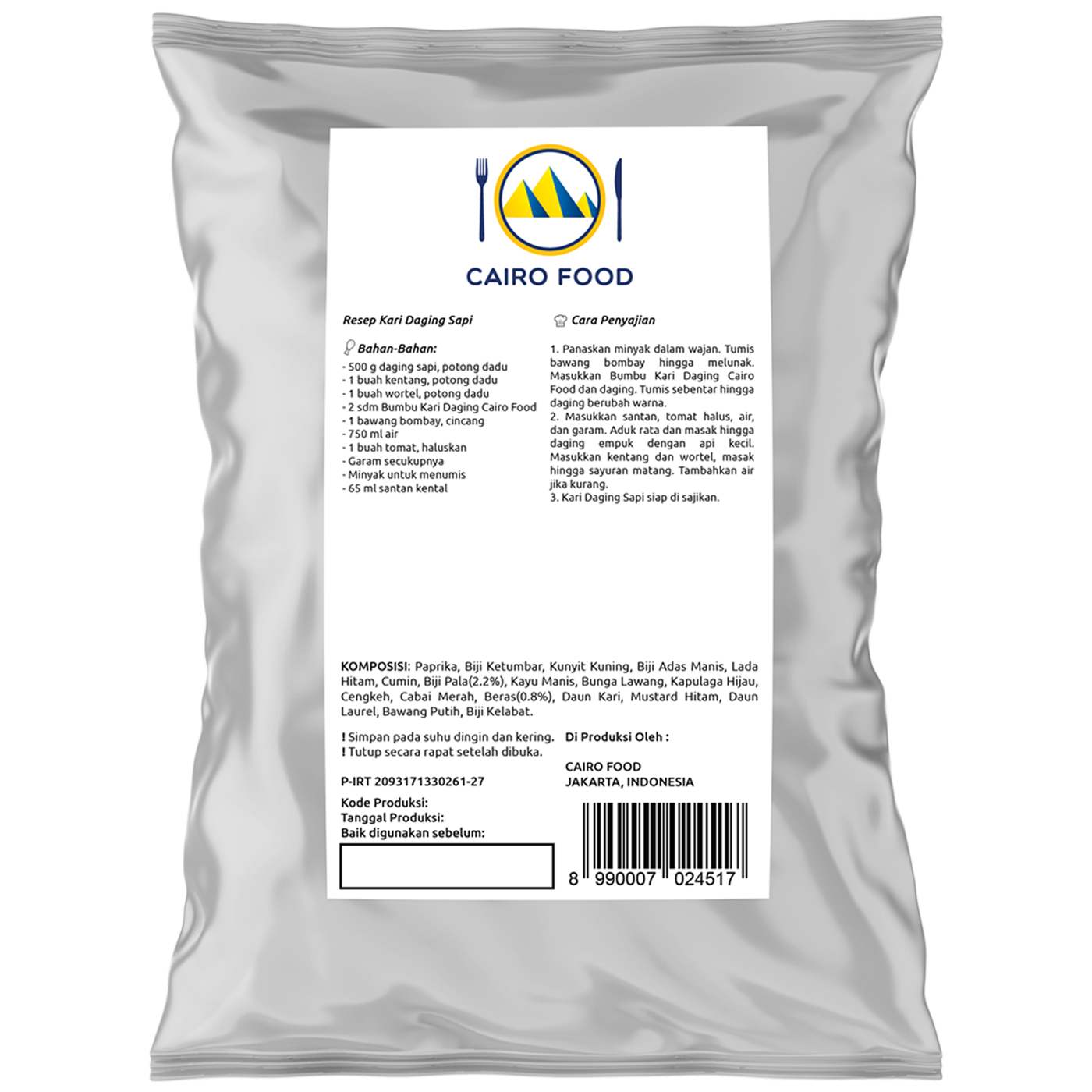 Meat Curry Powder (Bumbu Kari Daging)