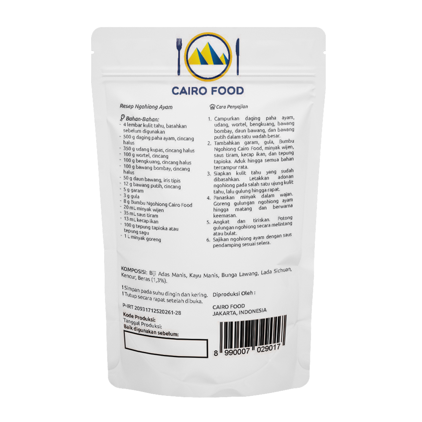 Ngohiong Seasoning (Bumbu Ngohiong)