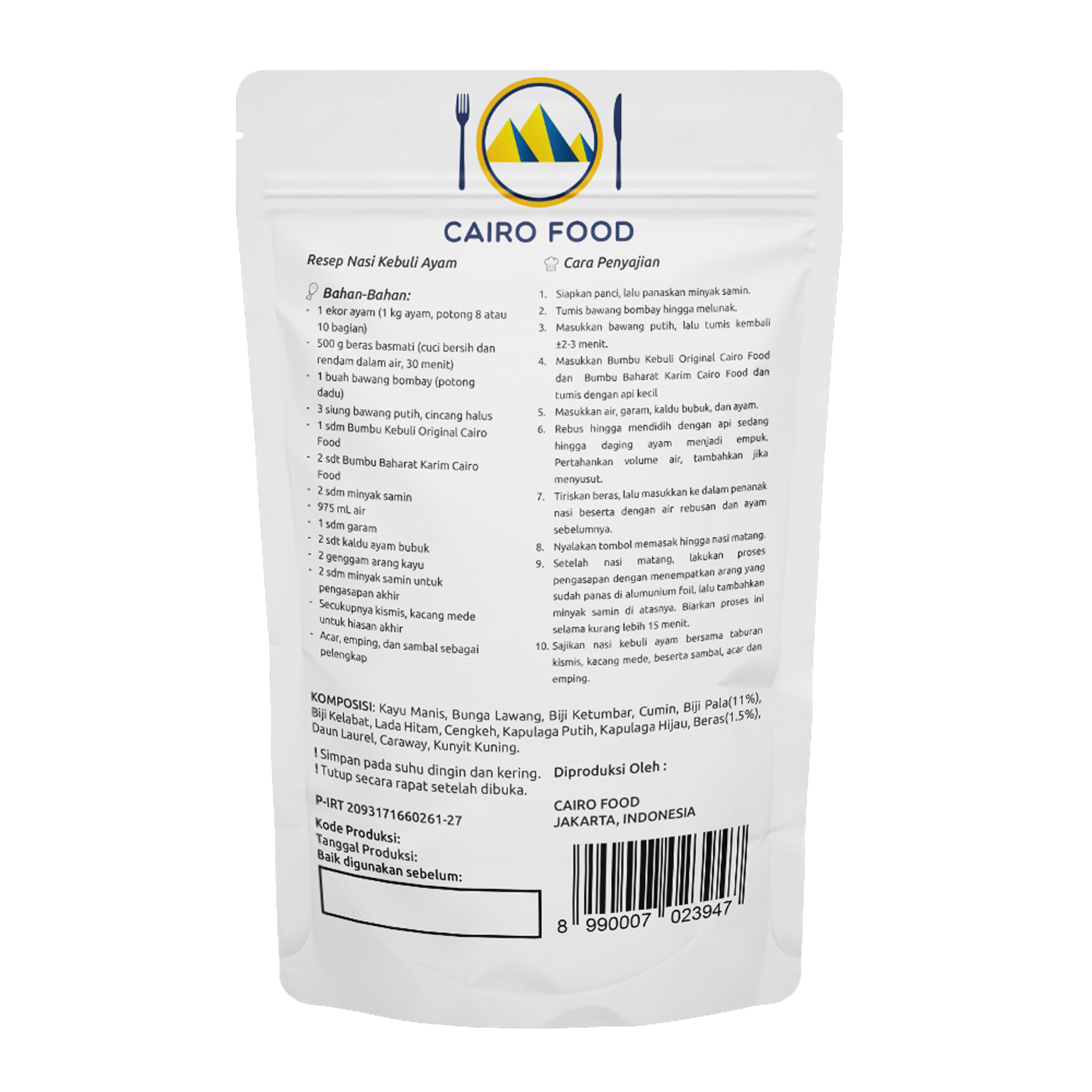 Original Kebuli Seasoning (Bumbu Kebuli Original)