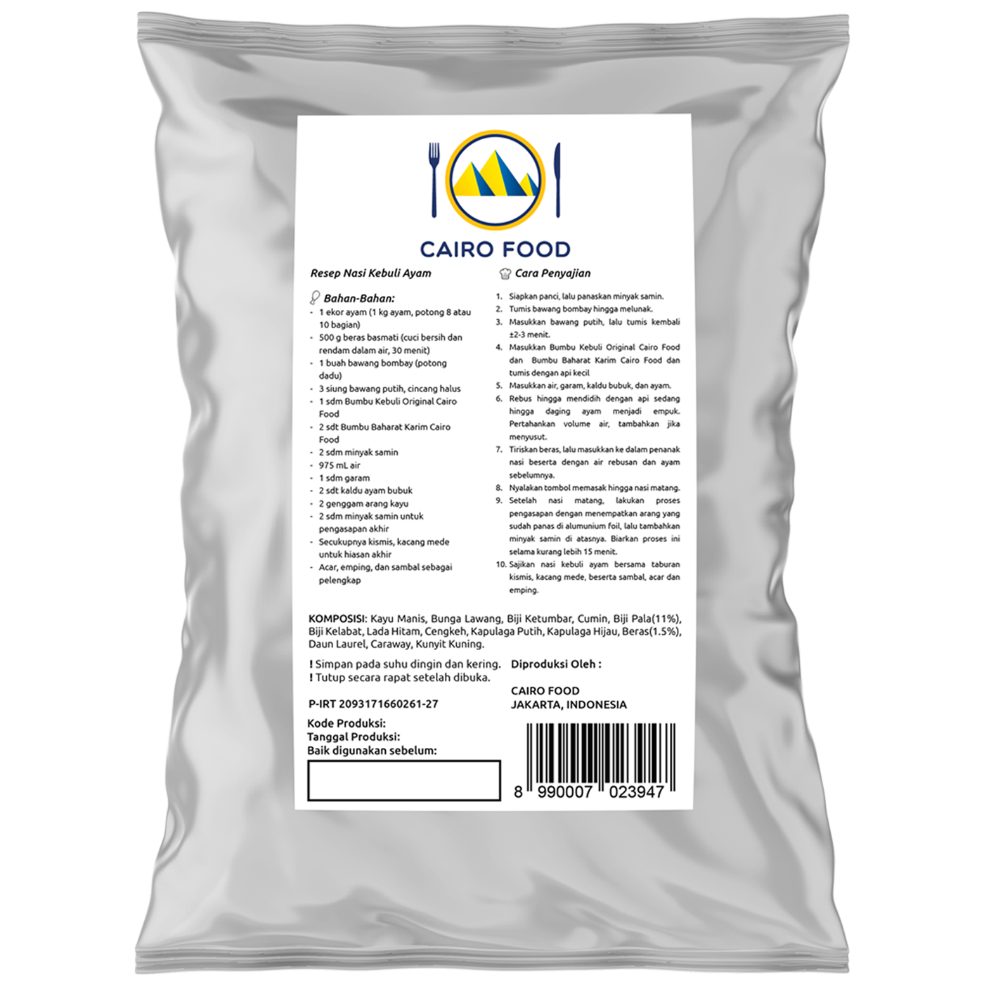 Original Kebuli Seasoning (Bumbu Kebuli Original)