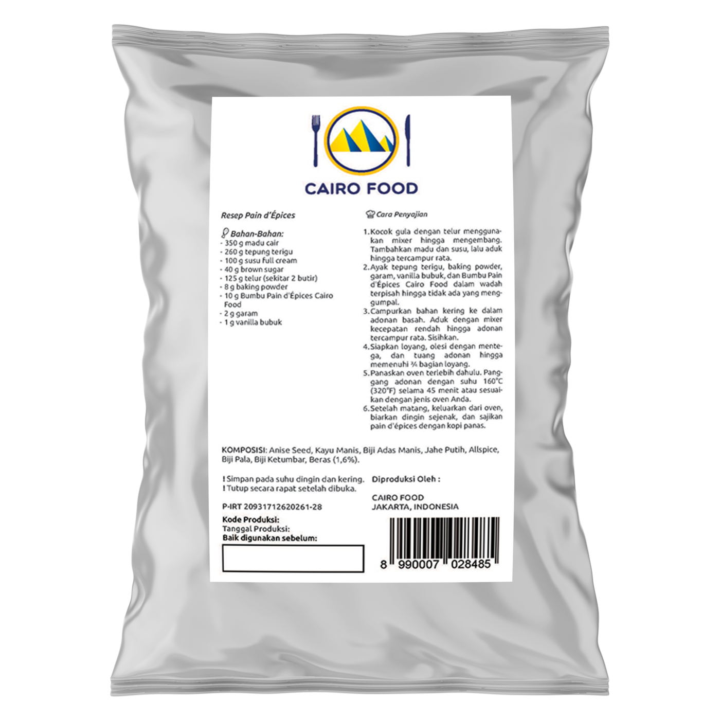 Pain d'Épices (Bumbu Pain d'Épices)