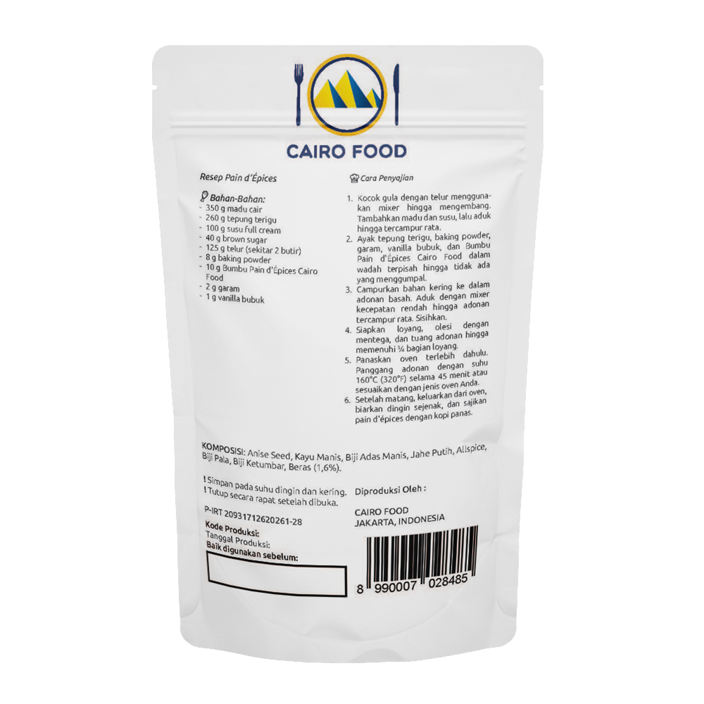 Pain d'Épices (Bumbu Pain d'Épices)