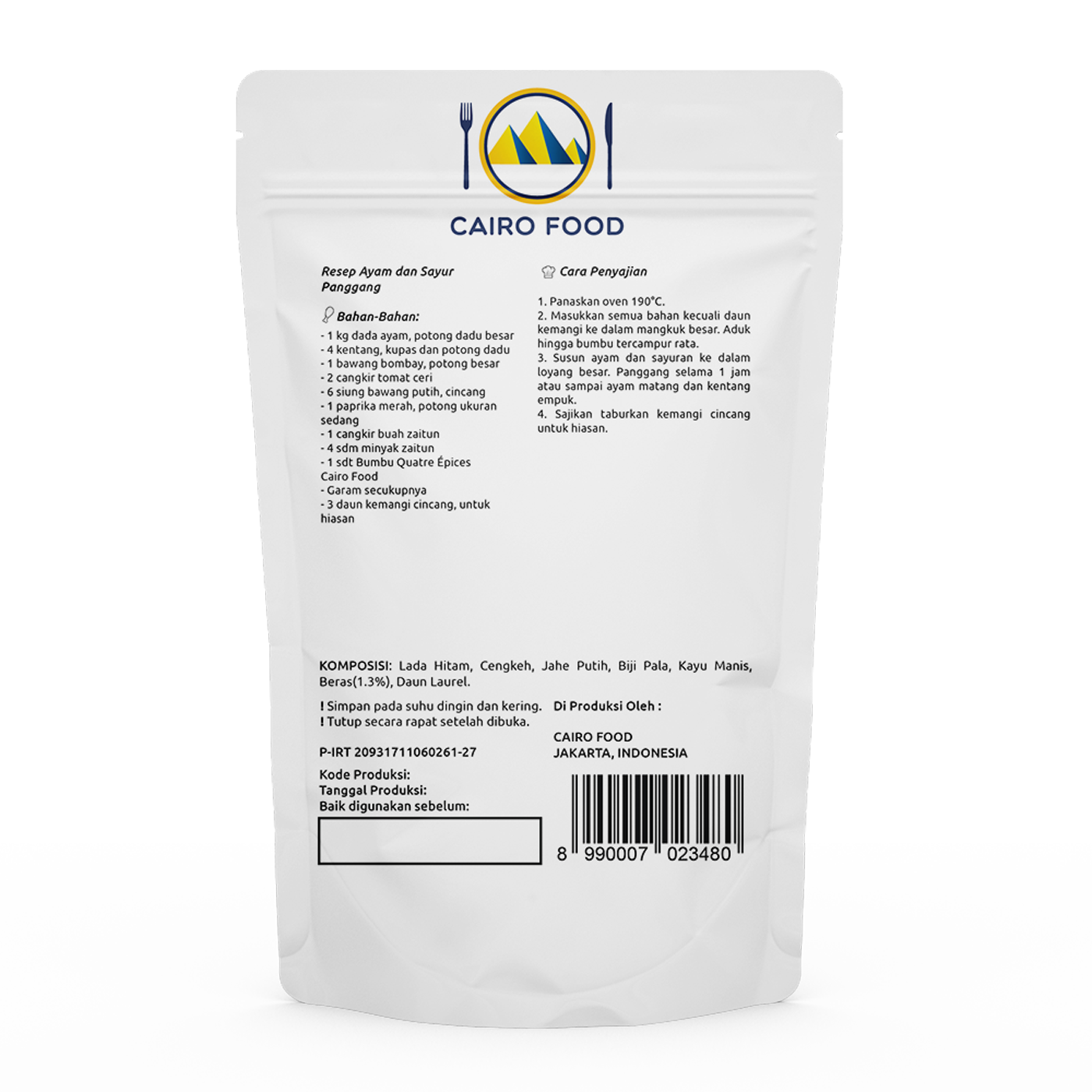 Quatre épices Seasoning (Bumbu Quatre épices)