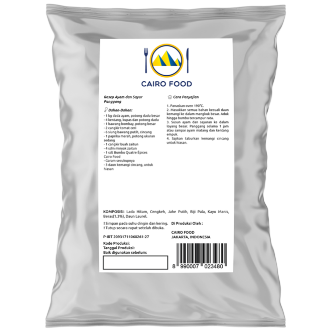 Quatre épices Seasoning (Bumbu Quatre épices)