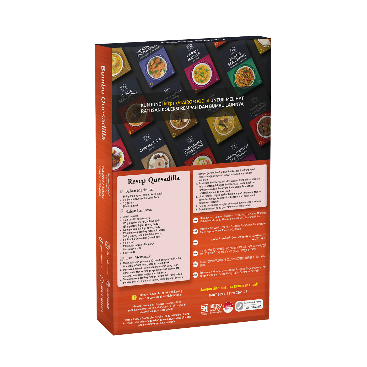 Quesadilla Seasoning (Bumbu Quesadilla)