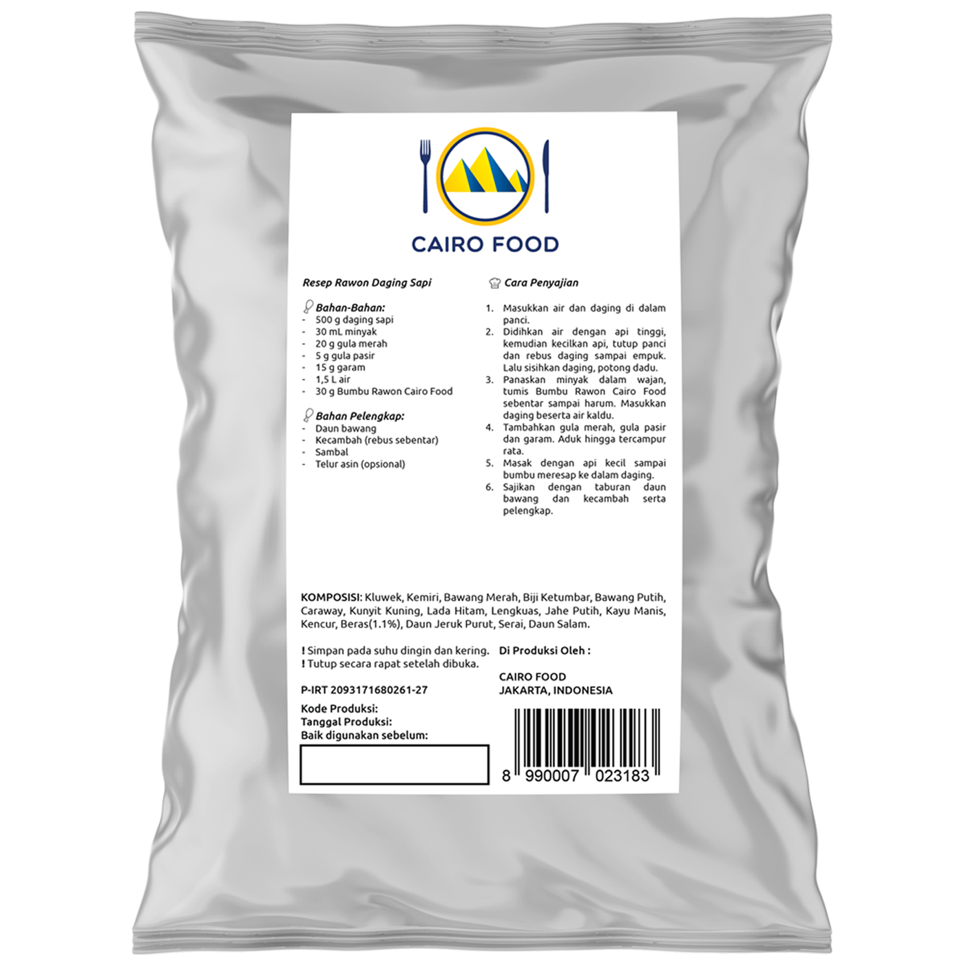 Rawon Seasoning (Bumbu Rawon)