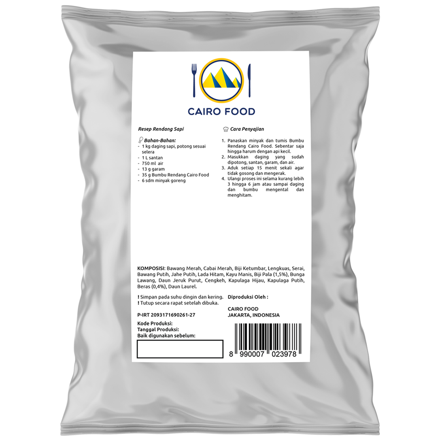 Rendang Seasoning (Bumbu Rendang) Rendang Seasoning (Bumbu Rendang)