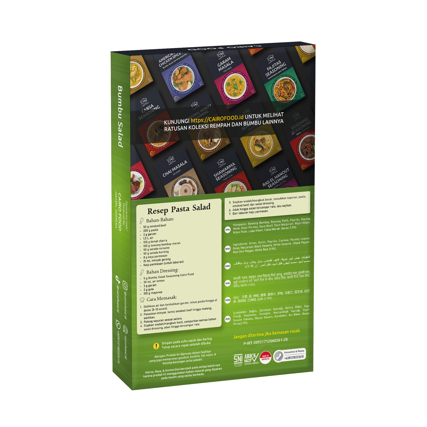 bumbu salad box belakang cairo food