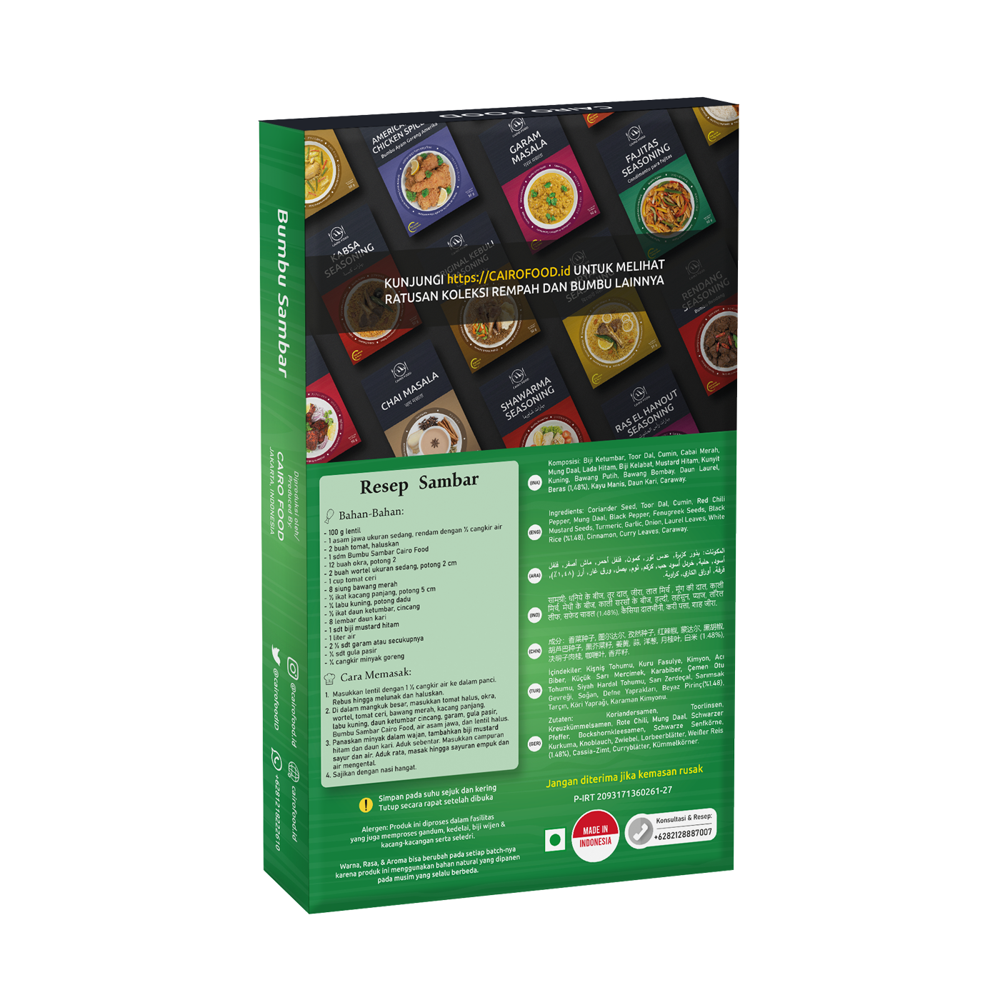 Bumbu Sambar Powder Cairo Food