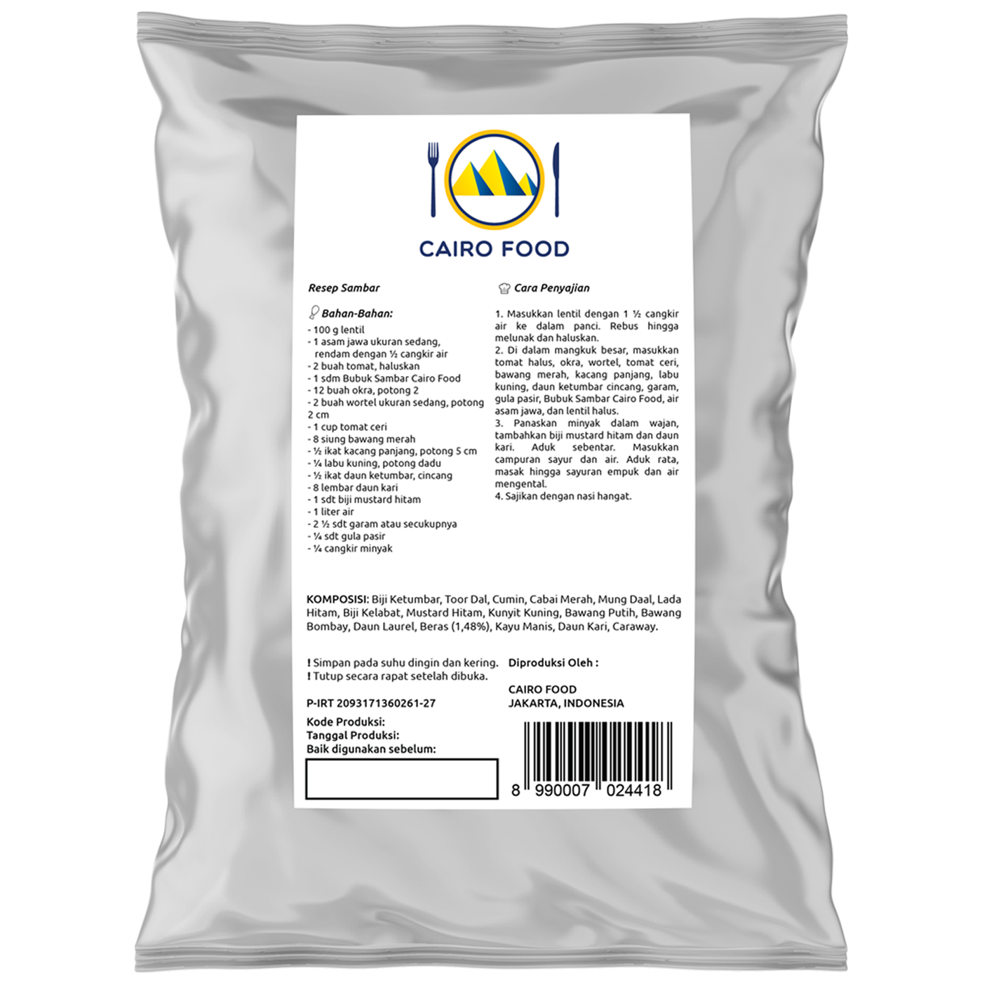 Sambar Powder (Bumbu Sambar)