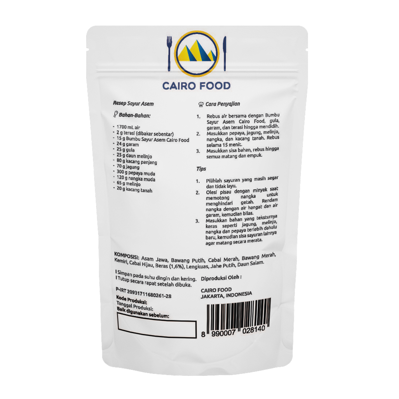 Sayur Asem Seasoning (Bumbu Sayur Asem)