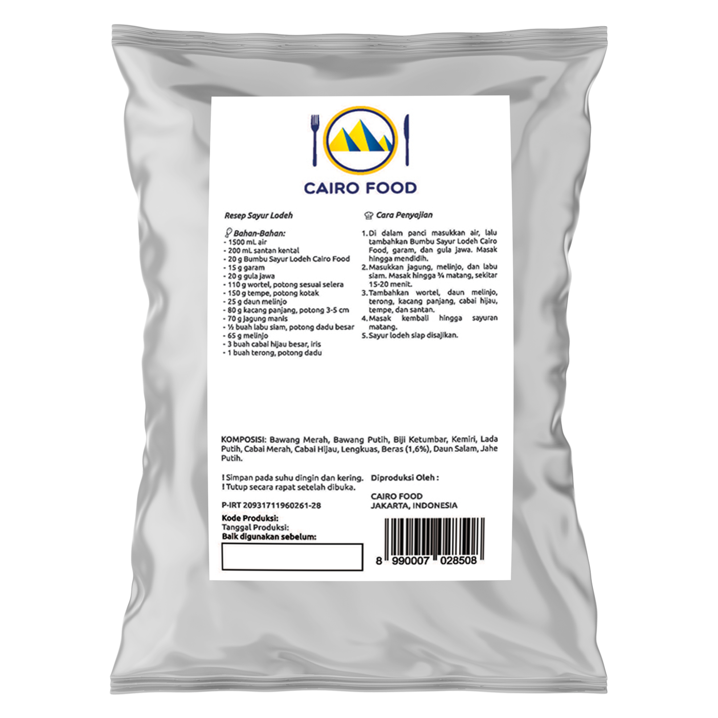 Sayur Lodeh Seasoning (Bumbu Sayur Lodeh)