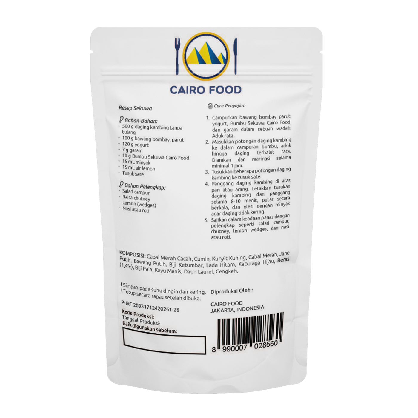 Sekuwa Seasoning (Bumbu Sekuwa)