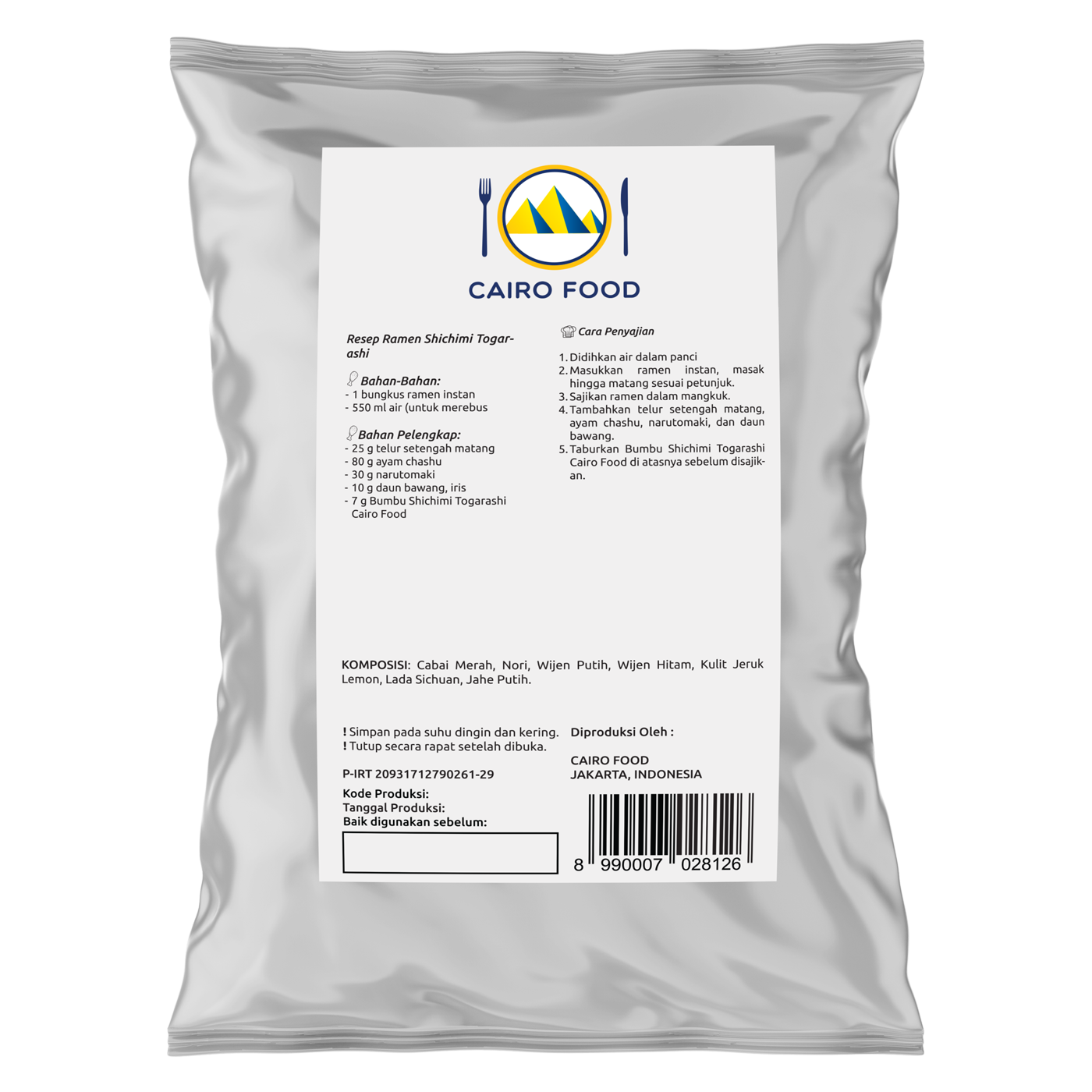 bumbu shichimi togarashi cairo food 1kg belakang