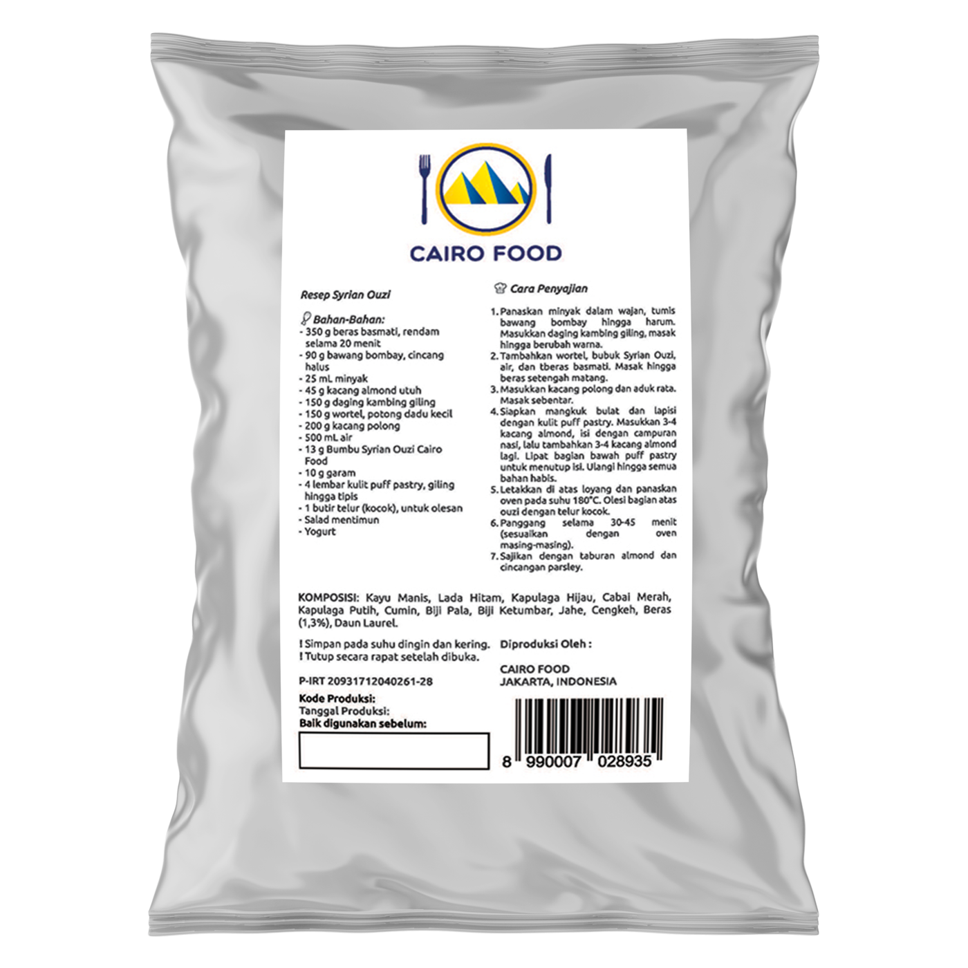 Syrian Ouzi Seasoning (Bumbu Ouzi Suriah)