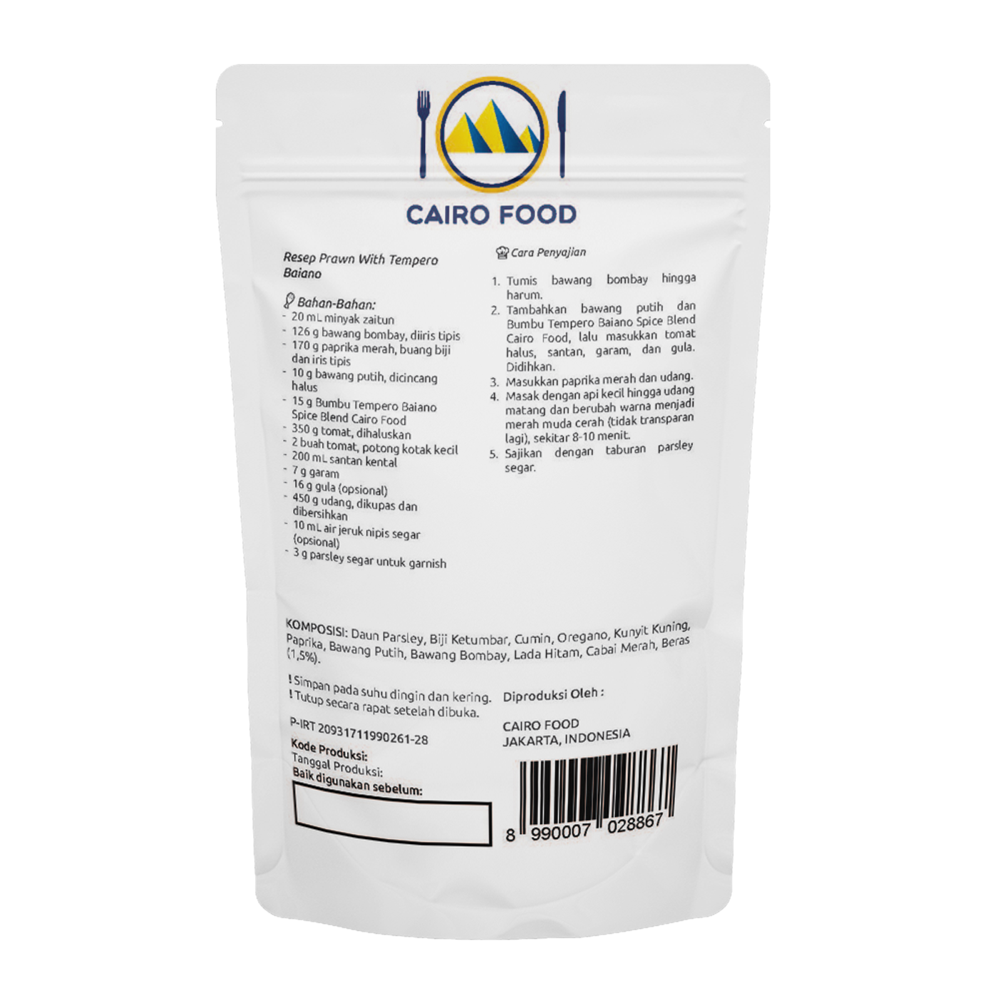 Tempero Baiano Spice Blend (Bumbu Tempero Baiano)