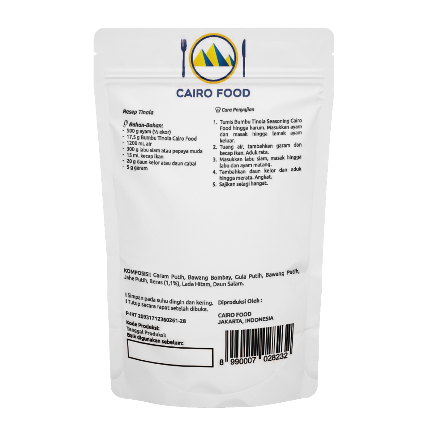 Tinola Seasoning (Bumbu Tinola)