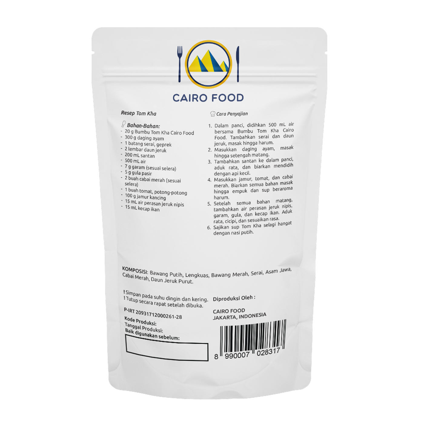 Tom Kha Seasoning (Bumbu Tom Kha)