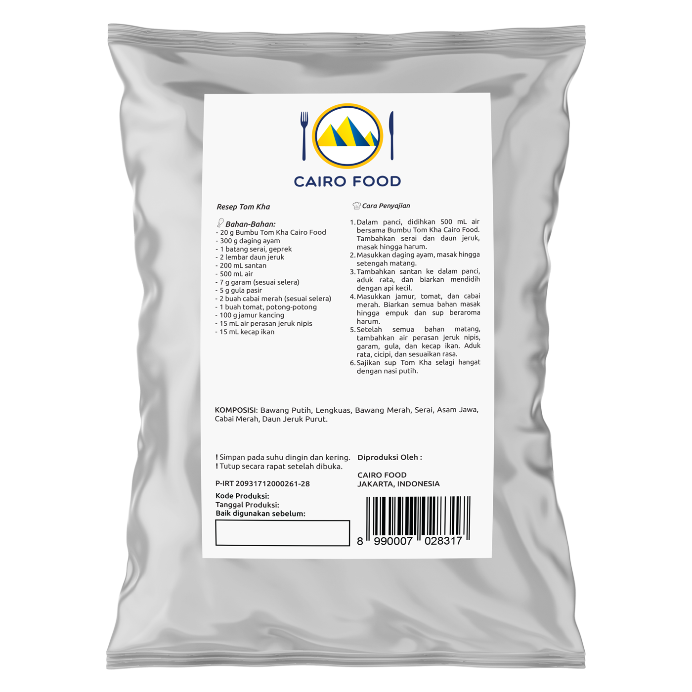 Tom Kha Seasoning (Bumbu Tom Kha)