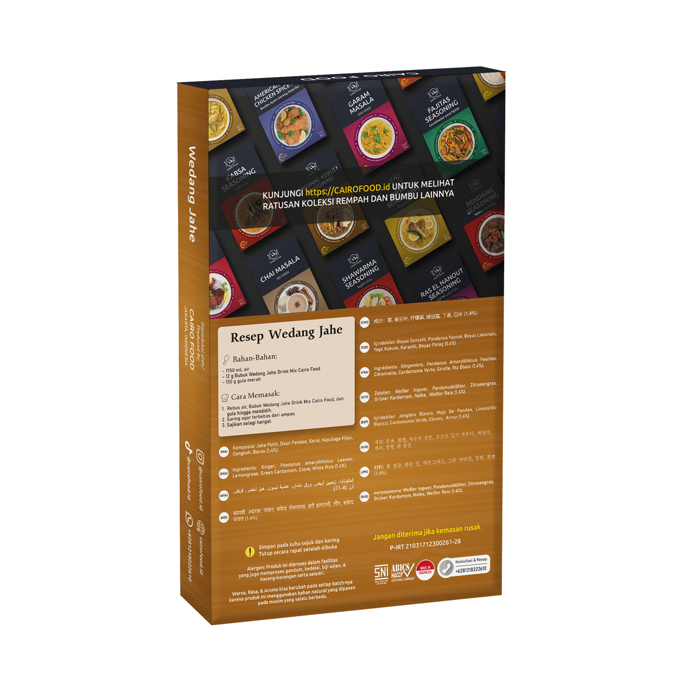 Wedang Jahe Drink Mix (Wedang Jahe)