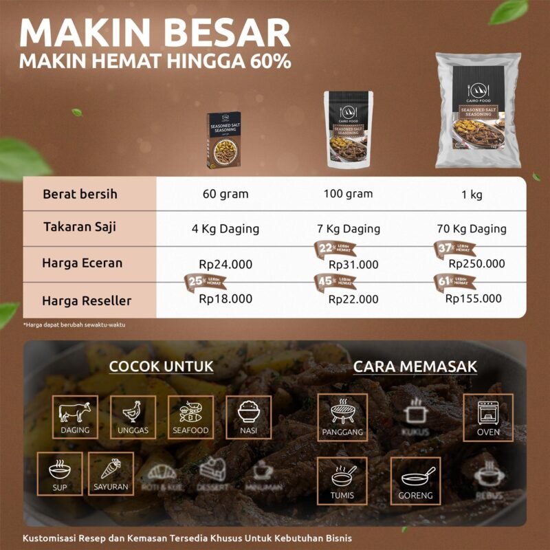 Seasoned Salt Seasoning (Garam Berbumbu)