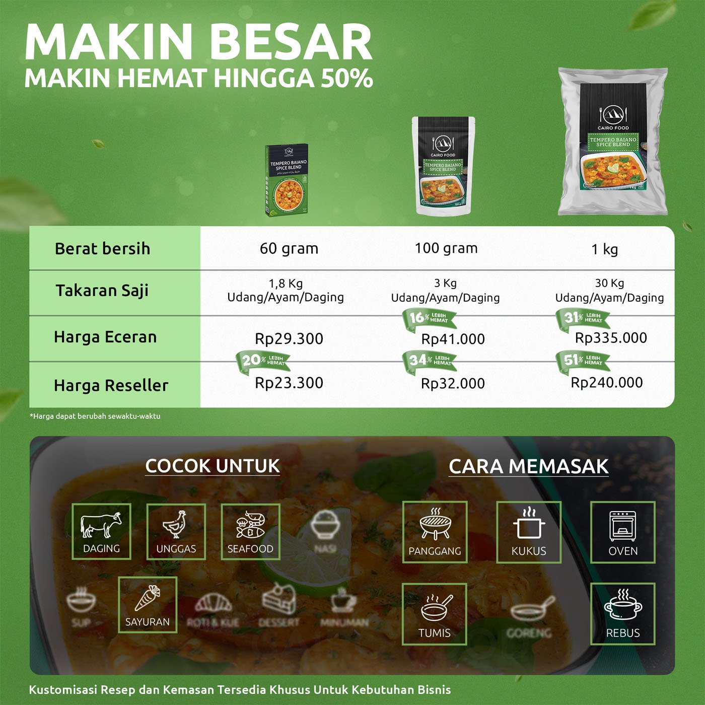 Tempero Baiano Spice Blend (Bumbu Tempero Baiano)