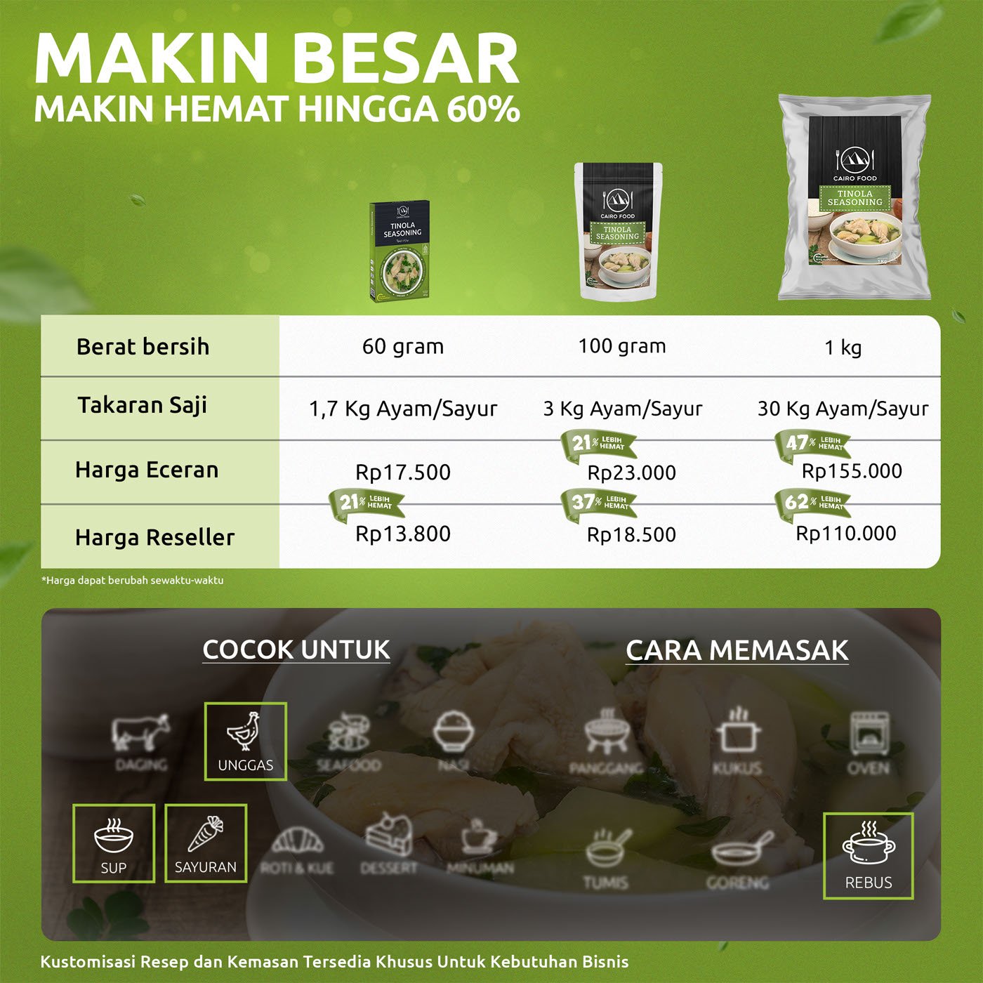 Tinola Seasoning (Bumbu Tinola)