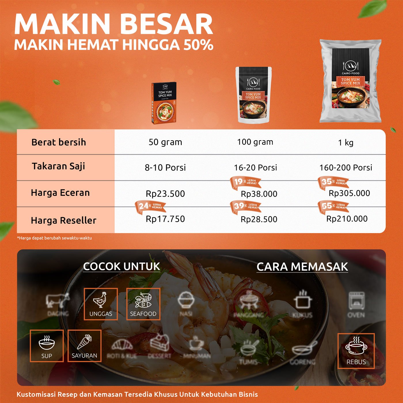 Tom Yum Seasoning (Bumbu Tom Yum)