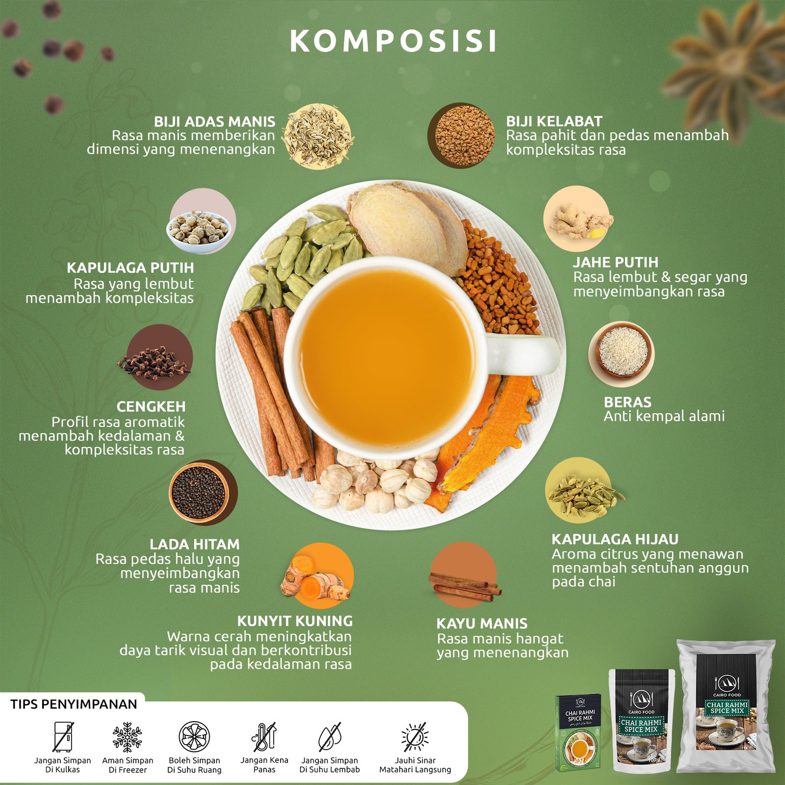 Bumbu Chai Rahmi Cairo Food