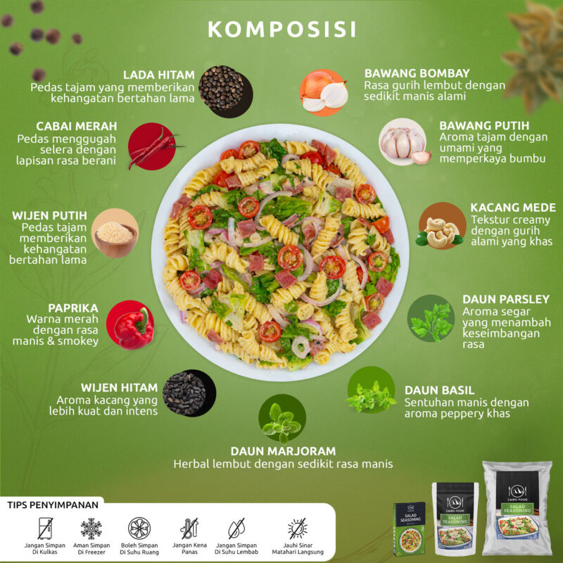 EBC Komposisi Salad Seasoning Cairo Food