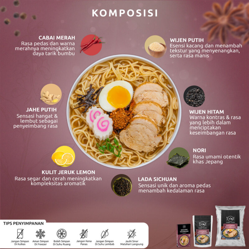 EBC Komposisi Shichimi Togarashi Cairo Food