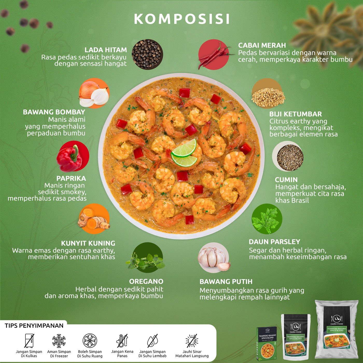 Tempero Baiano Spice Blend (Bumbu Tempero Baiano)