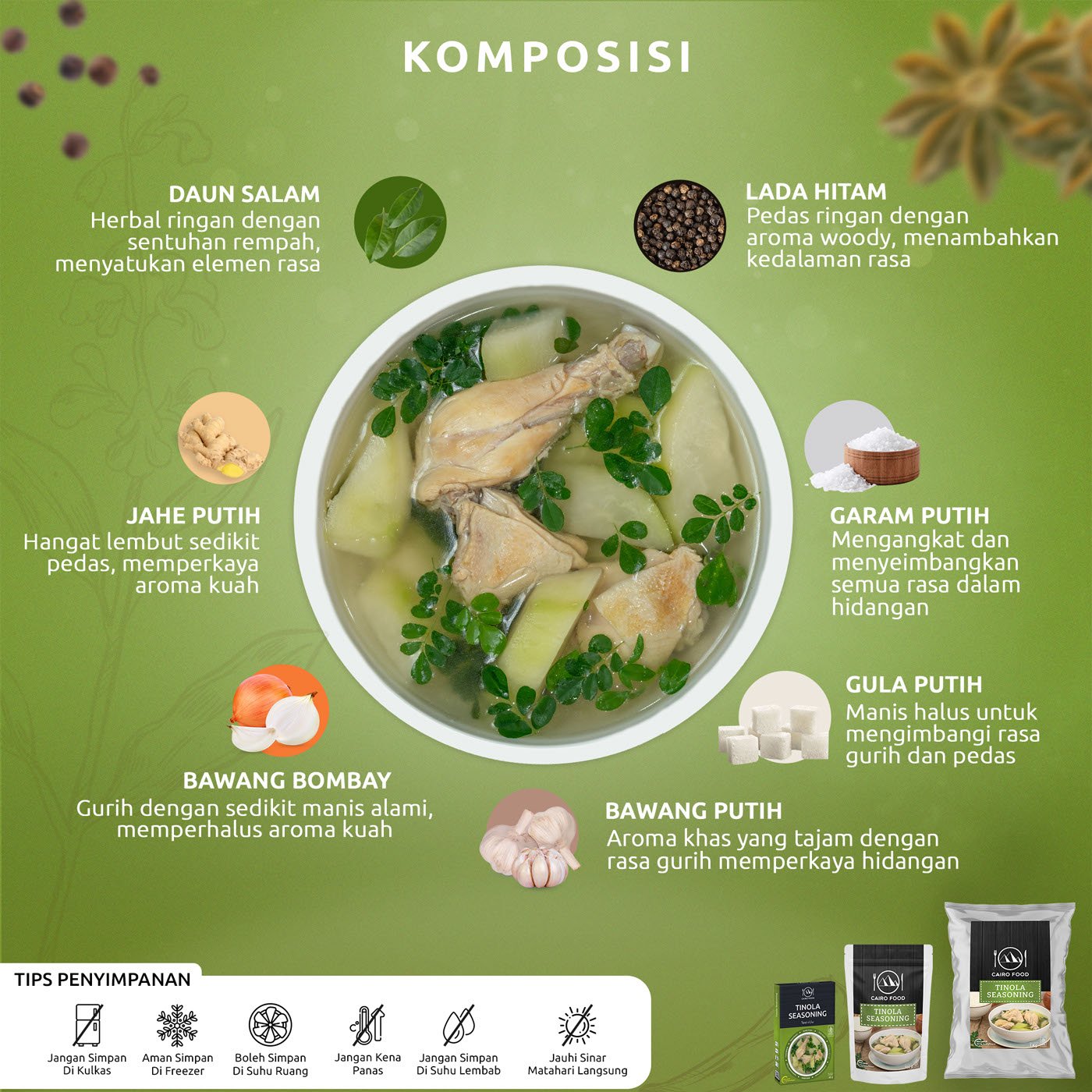 Tinola Seasoning (Bumbu Tinola)