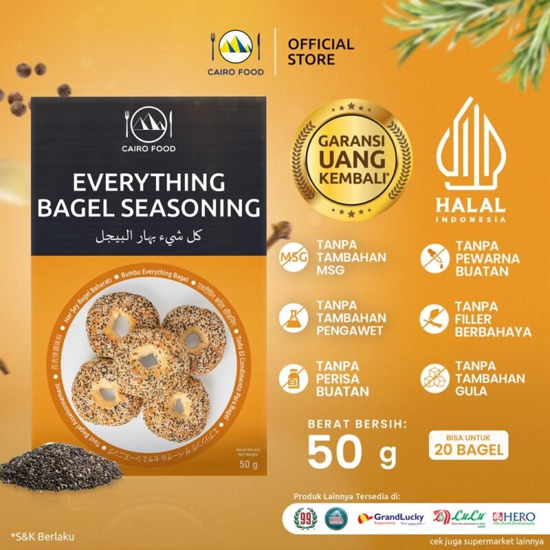 Everything Bagel Seasoning (Bumbu Everything Bagel)