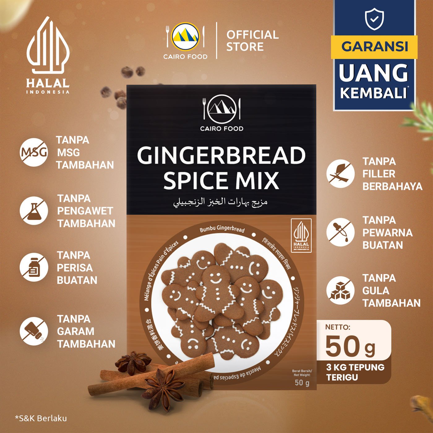 Gingerbread Spice Mix (Bumbu Gingerbread)