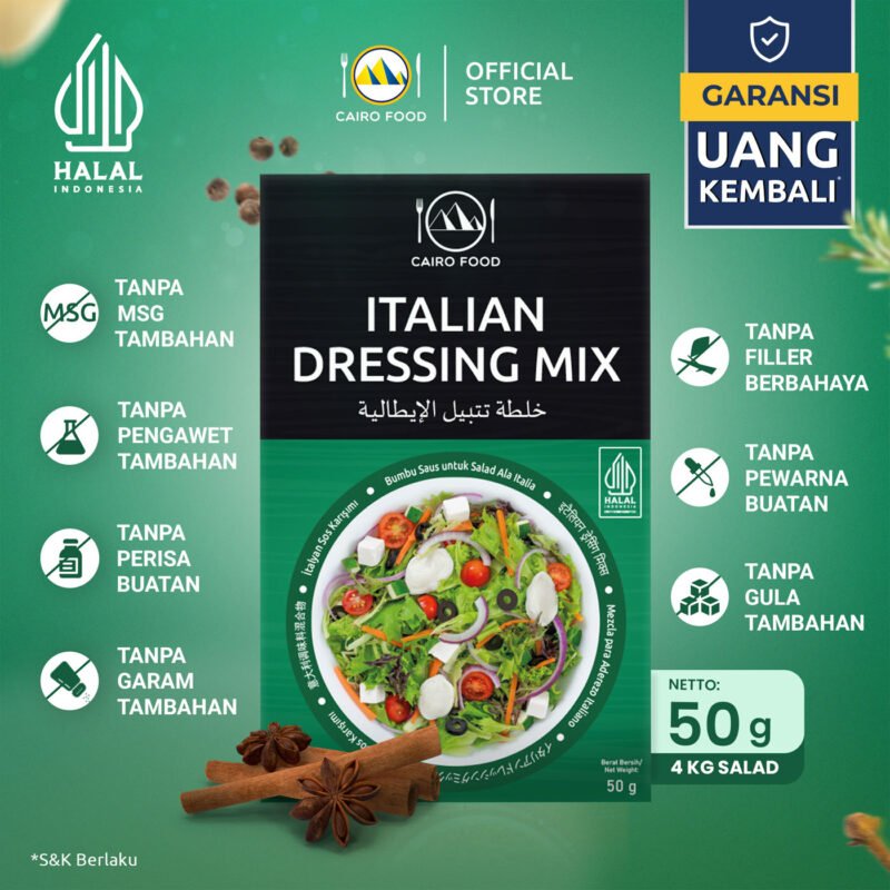 Italian Dressing Mix (Bumbu Saus untuk Salad ala Italia)