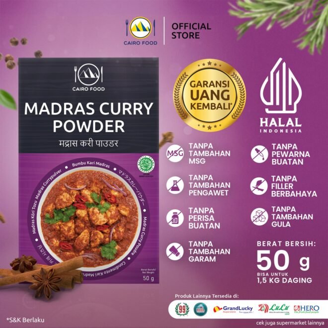 Madras Curry Powder (Bumbu Kari Madras)