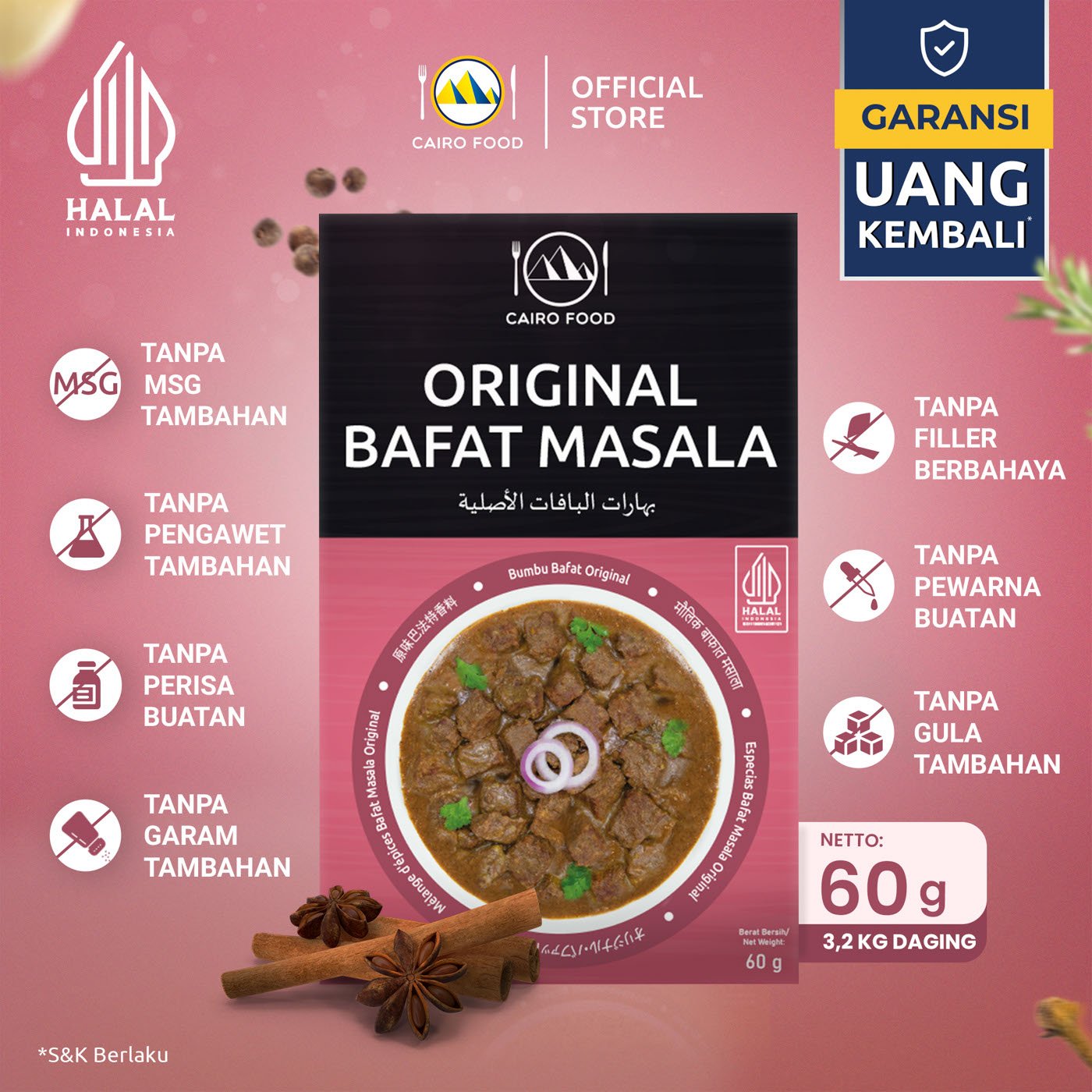 Original Bafat Masala (Bumbu Bafat Original) Original Bafat Masala (Bumbu Bafat Original)