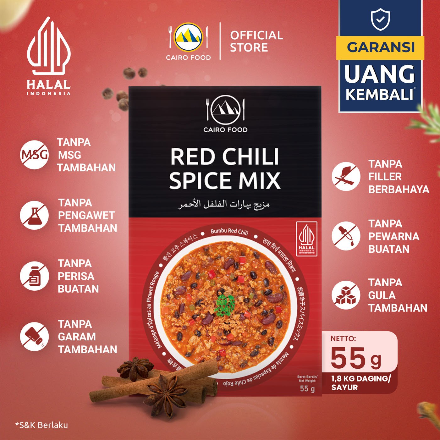 Red Chili Spice Mix (Bumbu Red Chili)