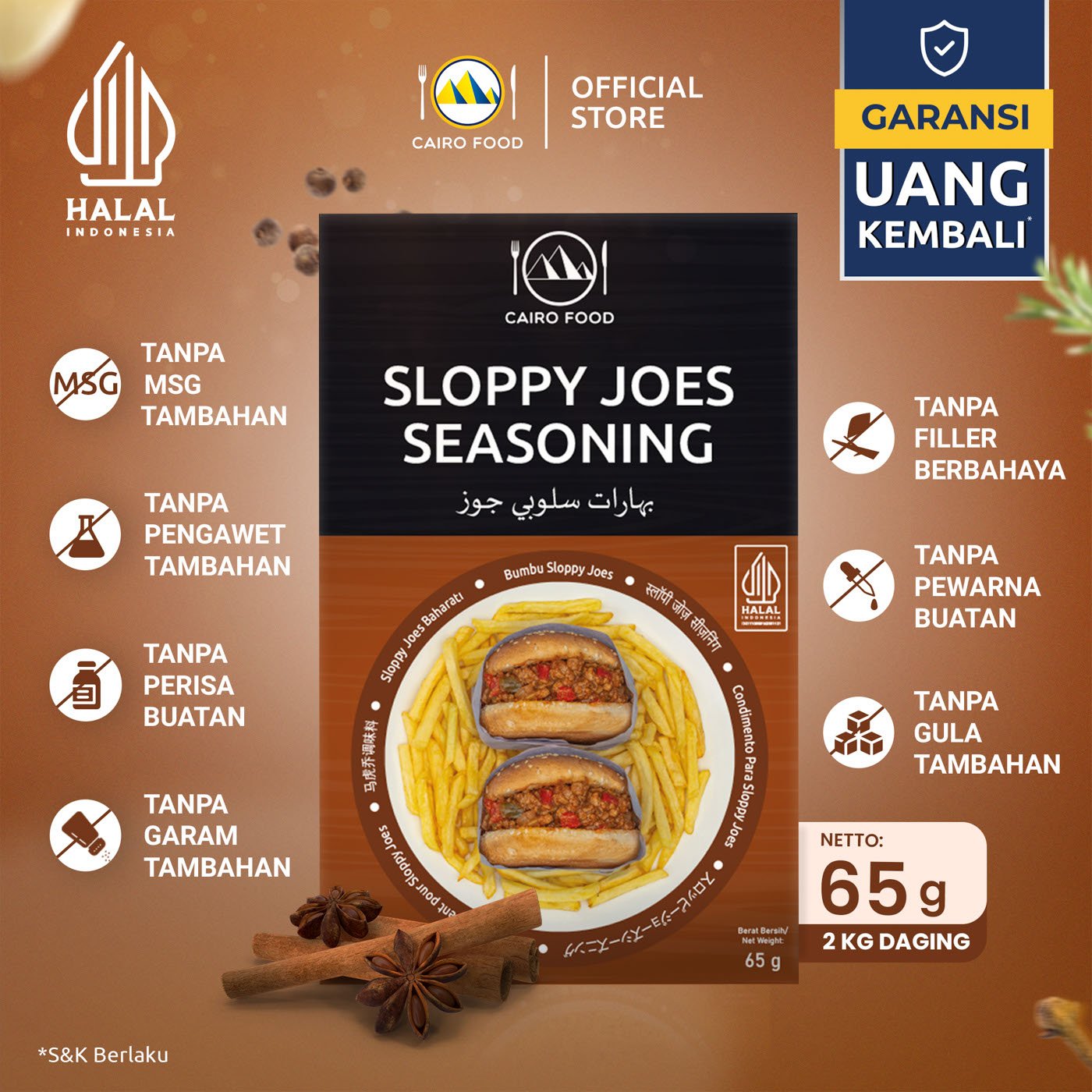 Sloppy Joes Seasoning (Bumbu Sloppy Joes)