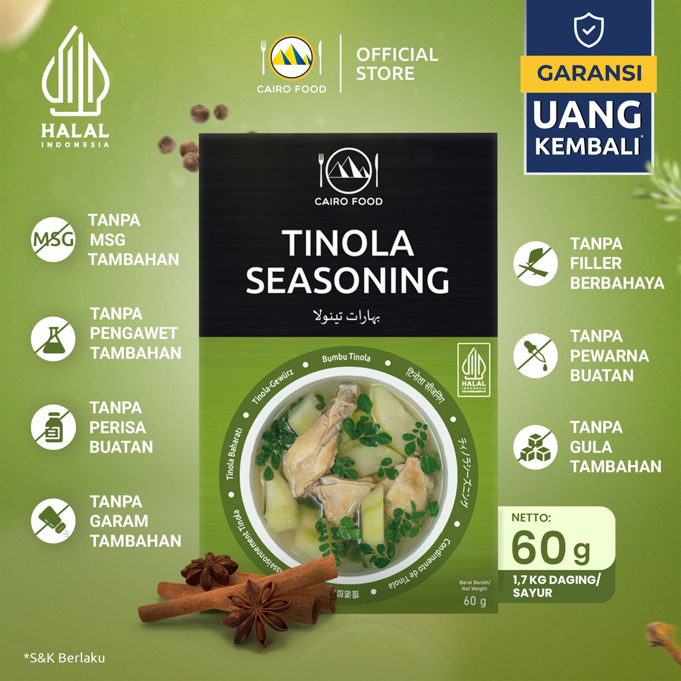 Tinola Seasoning (Bumbu Tinola)