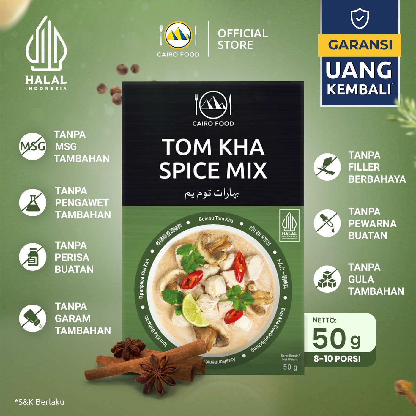 Tom Kha Seasoning (Bumbu Tom Kha)