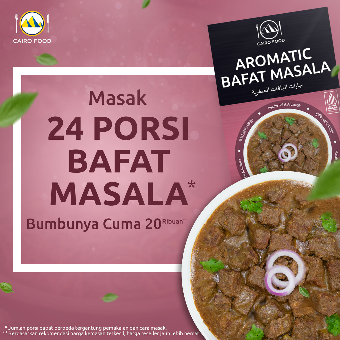 ebc porsi dan harga aromatic bafat masala