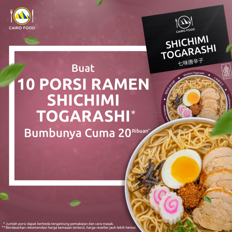 EBC Porsi dan Harga Shichimi Togarashi Cairo Food