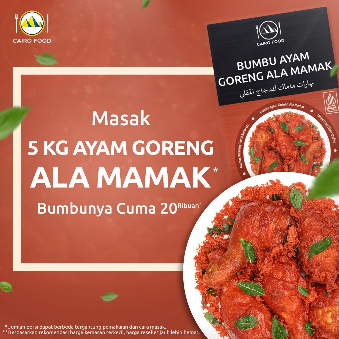 Mamak Fried Chicken Seasoning (Bumbu Ayam Goreng ala Mamak)