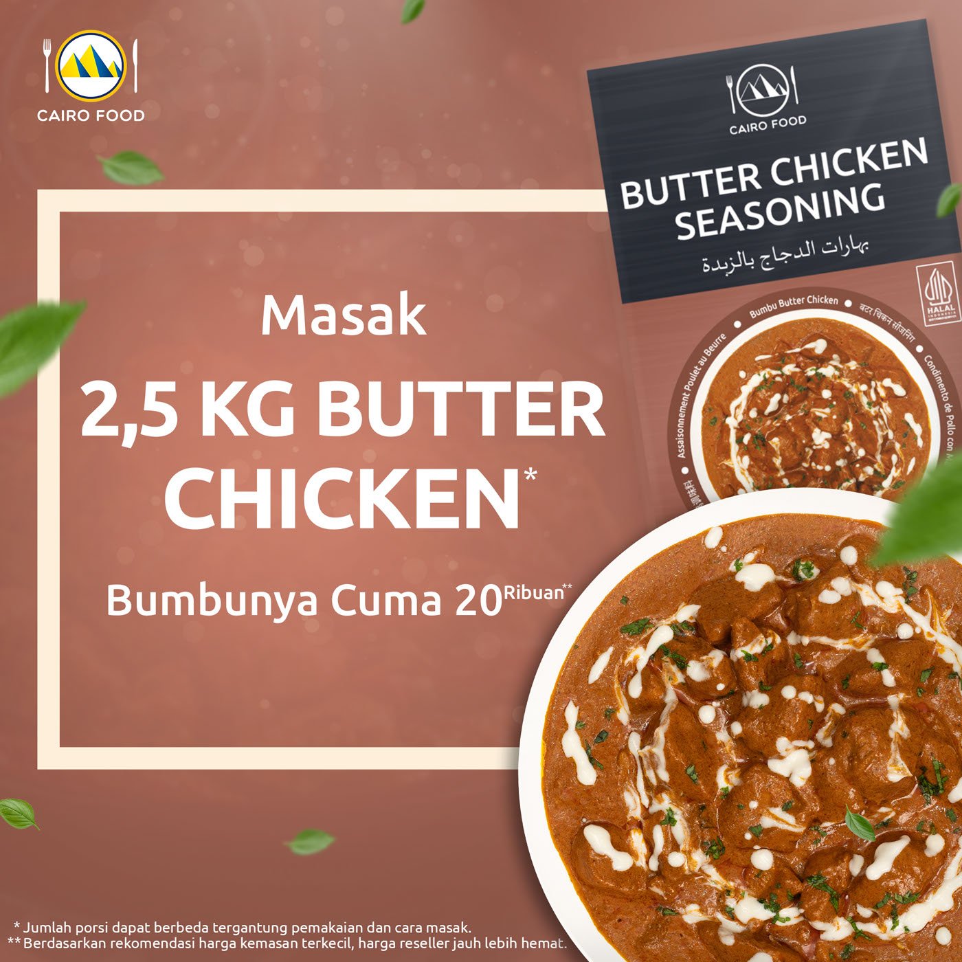 Butter Chicken Spice Mix (Bumbu Butter Chicken)